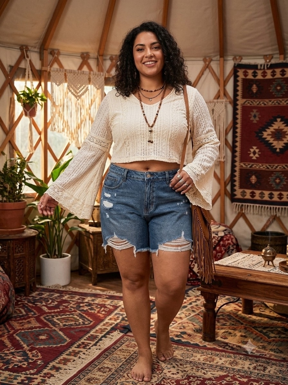 Judy Blue Distressed Denim Shorts